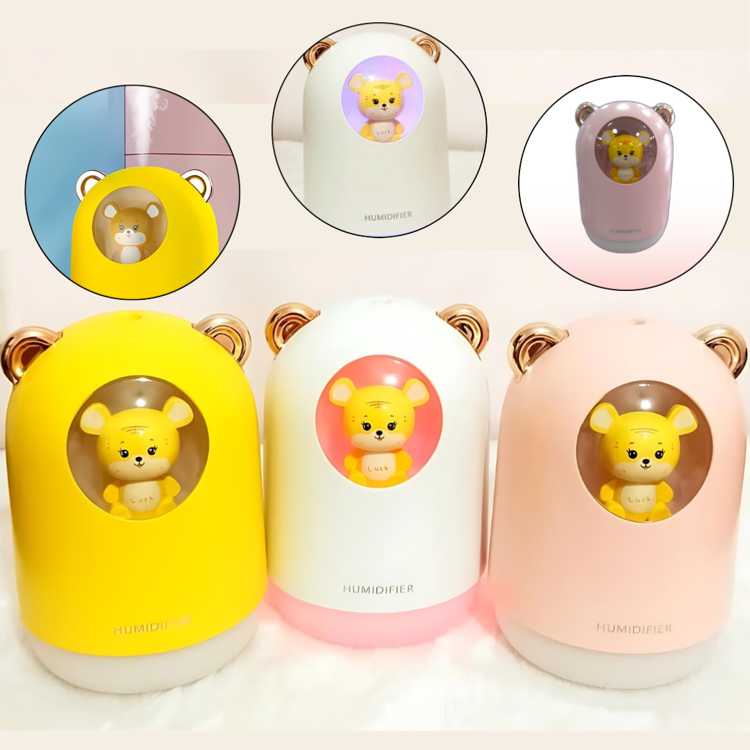 Humidificador Oso Con Luz Nocturna