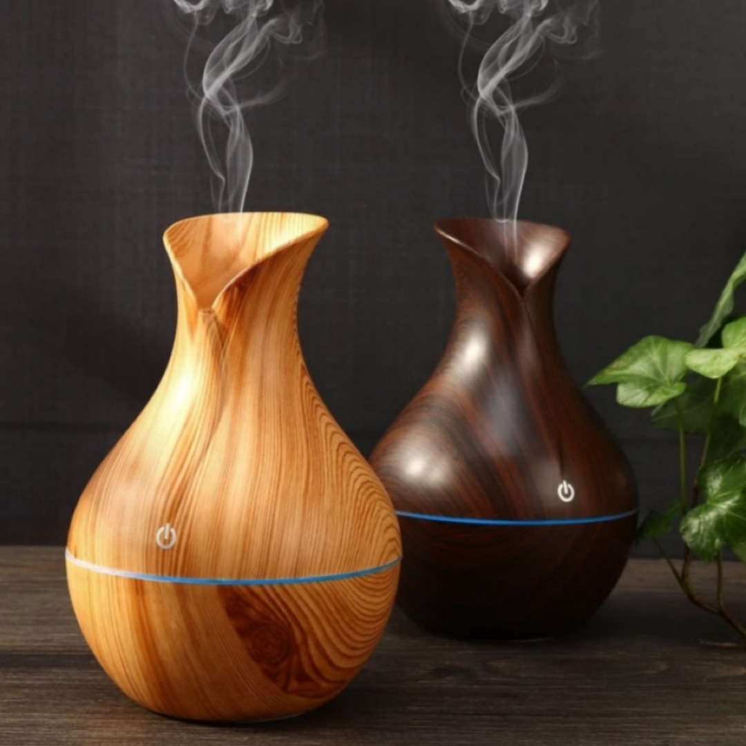 Humidificador Botella Estilo Madera