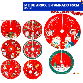 Pie de Arbol Estampado 80cm 