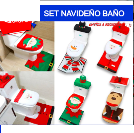 Set de Baño Navideño 3 Pzs