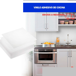 Vinilo Adhesivo de Cocina Blanco - Caja 