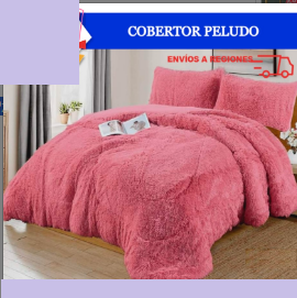 Cobertor Peludo 1.5 Pzl - Rosado Oscuro