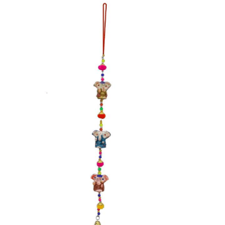 Colgante De Metal Y Plastico Ganesha De 3 Pcs