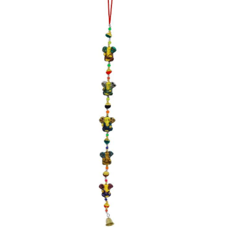 Colgante De Metal Y Plastico Ganesha De 5 Pcs