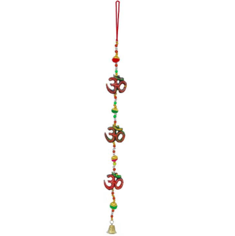 Colgante De Metal Y Plastico Om De 3 Pcs