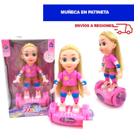 Muñeca en Patineta Doll Balance