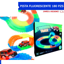 Pista Fluorescente Flexible 180 Pzs