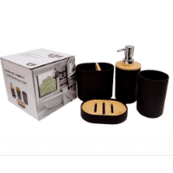 Juego De Baño Plastico De 4 Pzas