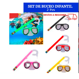 Set de Buceo Infantil - 2 Pzs