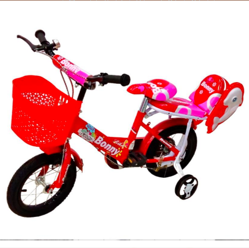 Bicicleta Roja Aro 12' Para Niñas