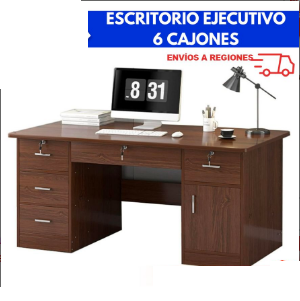 Escritorio Ejecutivo 6 Cajones 