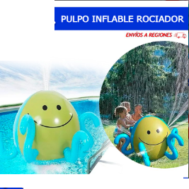 Pulpo inflable Rociador de agua