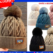 Gorro Pompon Happy AS346