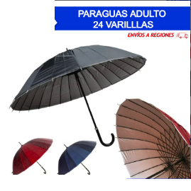 Paraguas Adulto 24 Varilllas CD3211