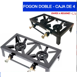 Fogon Doble - CAJA de 4