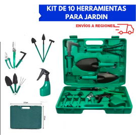 Kit de 10 Herramientas para Jardin