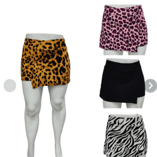 Falta shorts Extra Linda