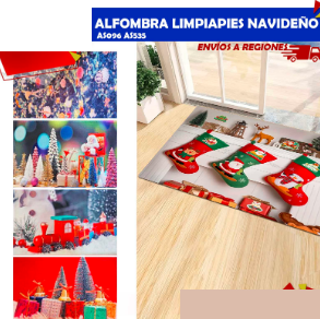 Alfombra Limpiapies Navideño AS096