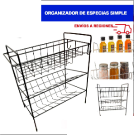 Organizador Fierro de Especias Simple