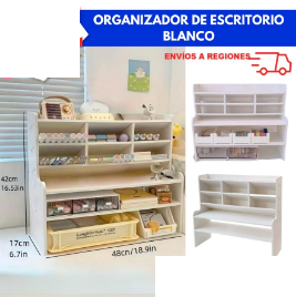 Organizador de Escritorio Blanco