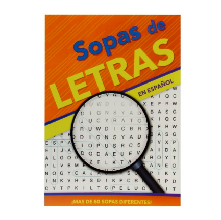 Libro Sopa De Letras de 80 Paginas