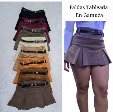 Faldas Tableadas