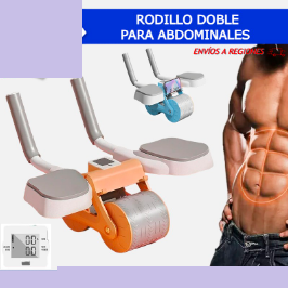 Rueda Doble para Abdominales con monitor