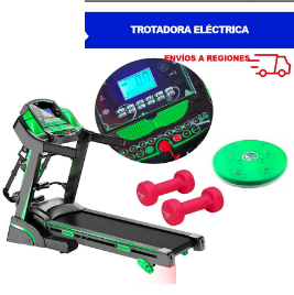 Trotadora Electrica Verde CD30363