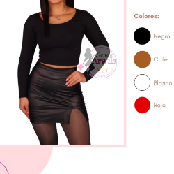 Falda short 1 abertura