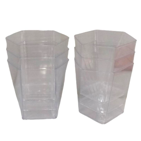 Vaso Plastico Set De 6 Pzas De 350 Ml