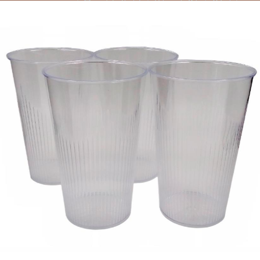 Vasos Plasticos Set De 4 Pzas De 400 Ml