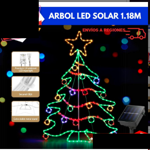 Arbol Led Solar 1.18m AS475