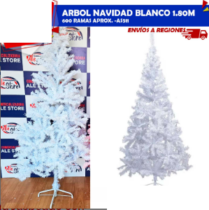 Arbol de Navidad Blanco 1.80m