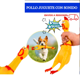 Pollo Juguete para Perro con sonido