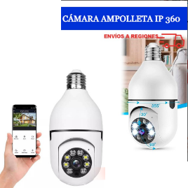 Camara Ampolleta IP 360