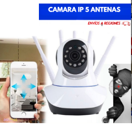 Camara IP Seguridad Wifi - 5 Antenas