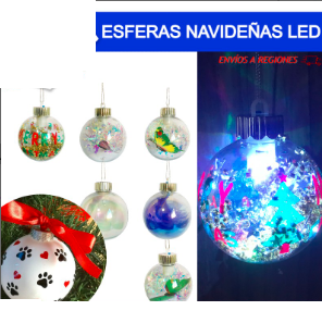 Bola Colgante Led Navideña