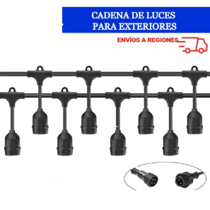 Cadena de Luces 10m / 10 Socates