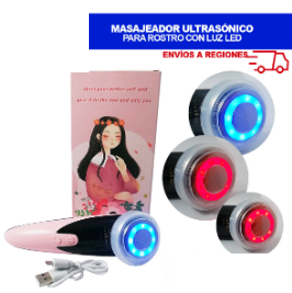 Masajeador Ultrasonico para Rostro / LUZ LED