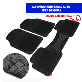 Alfombra Universal Auto – 3pza de Goma