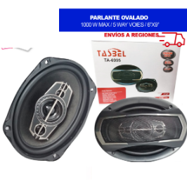 Parlante Ovalado 1000 W Max / 5 Way Voies / 6”x9”