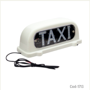 Letrero Taxi Para Techo LED, PVC