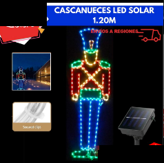 Cascanueces Led Solar 1.20m