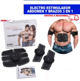 Electro Estimulador Abdomen y Brazos 3 en 1