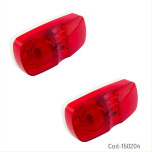 Luz LED Lateral Para Camion Fija Y Estrobo De 12 Hasta 24 Volt En 2 Colores