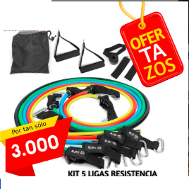 Kit 5 Ligas Resistencia / 11 PIEZAS