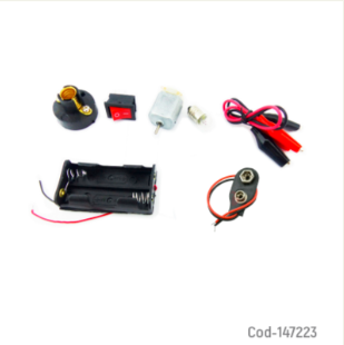 Kit Electrico Escolar De 7 Piezas Marca MALE BEAR