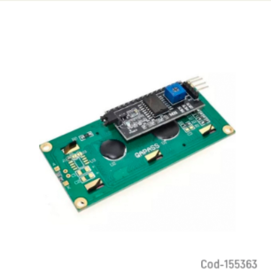 Pantalla Mini LCD 16 X 2 Con Interfaz 12C Soldado Para Arduino