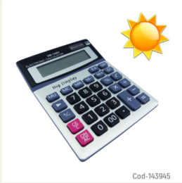 Calculadora DM-1200V Solar De 12 Digitos Con Numeros Grandes.