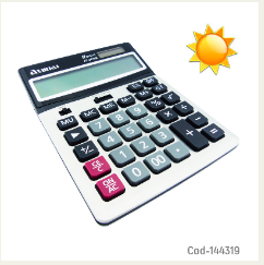 Calculadora Modelo AT-2470B Marca ATMIAI Solar De 12 Digitos